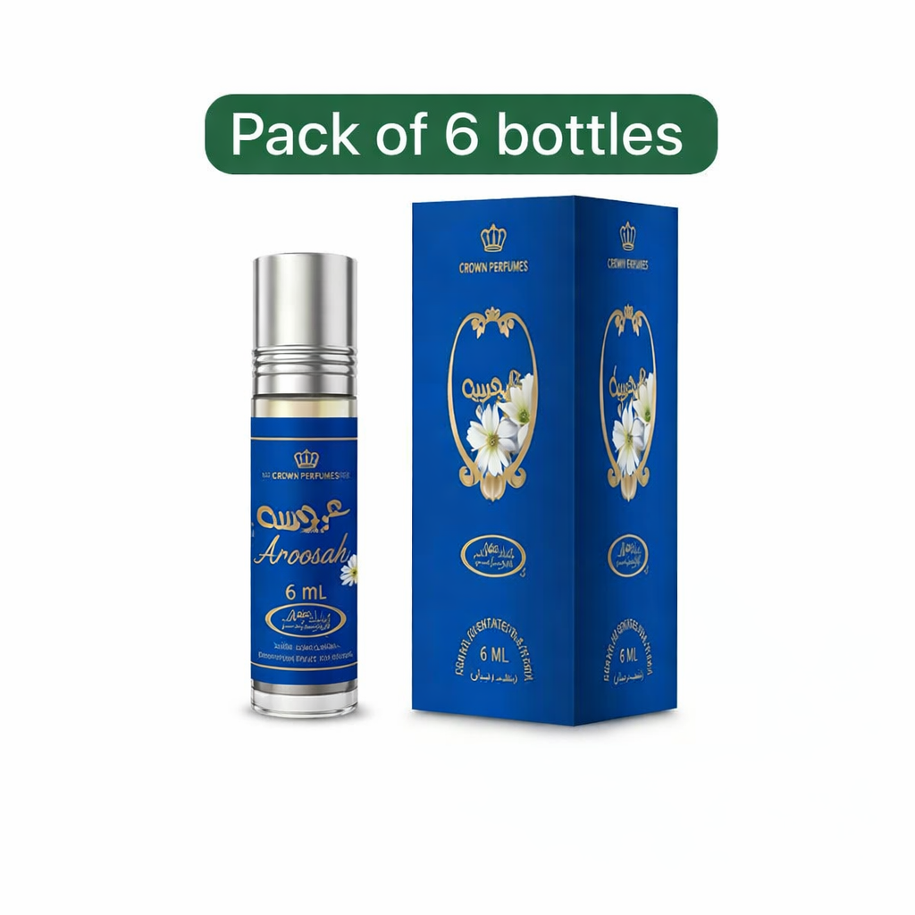 Aroosah Perfume Oil by Al-Rehab 6ml — Elegant & Long-Lasting