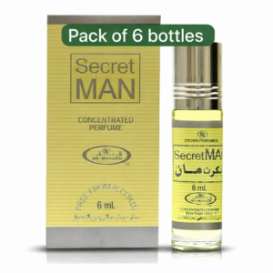 Al-Rehab Secret Man Concentrated Perfume 0.2 oz — Bold & Long-Lasting